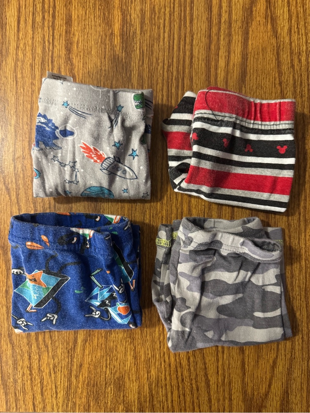 Bundle Of 4 Infant Boys Pajama Bottoms